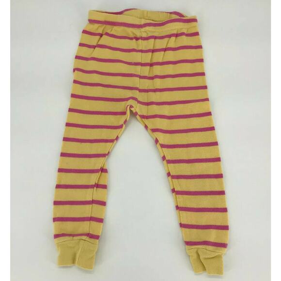 Unbranded Girls Toddler PJ Set Pajamas Striped Lamb Sheep Tight Sz 18 Months - Picture 3 of 9